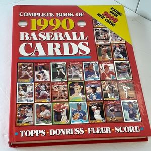 Vintage 1990 Complete Book Of 1990 Baseball Cards